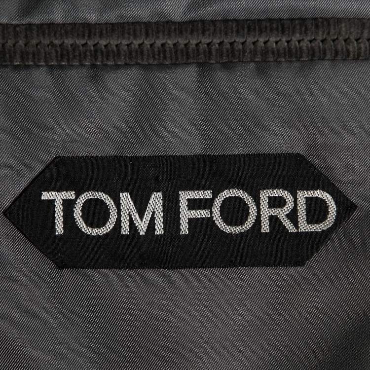 Pre Owned Tom Ford Grey Corduroy Single-Breasted Suit S  
