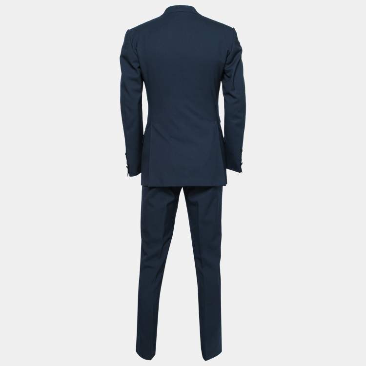 Pre Owned Tom Ford Midnight Blue Wool Single Breasted Three Piece Suit S