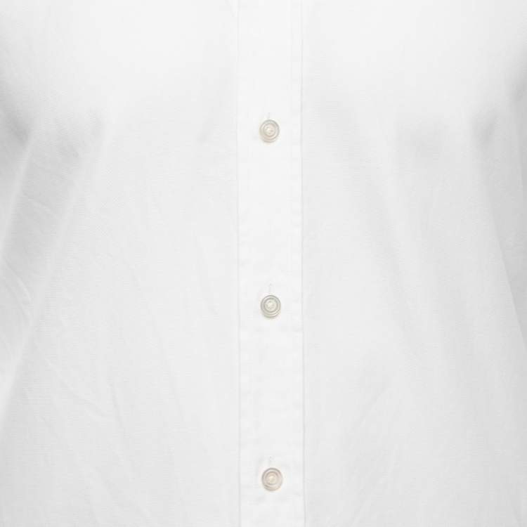 Pre Owned Tom Ford White Cotton French Cuffed Shirt S