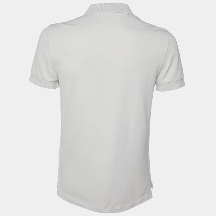 مملوكة مسبقًا Tom Ford Beige Cotton Pique Polo T-Shirt M