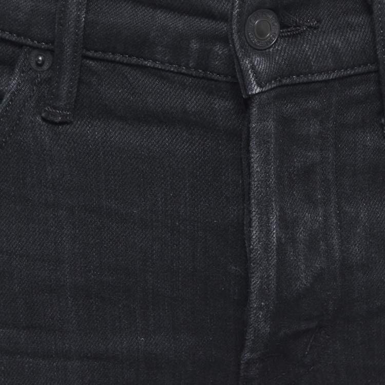 Pre Owned Tom Ford Black Denim Buttoned Jeans M Waist 32"
