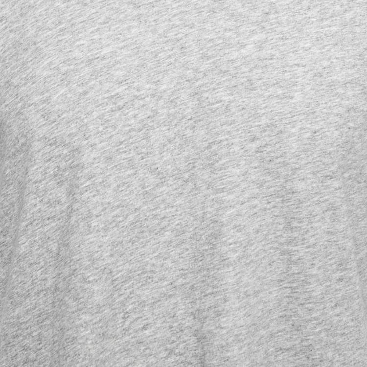مملوكة مسبقًا Tom Ford Grey Cotton V-Neck Half Sleeve T-Shirt XL