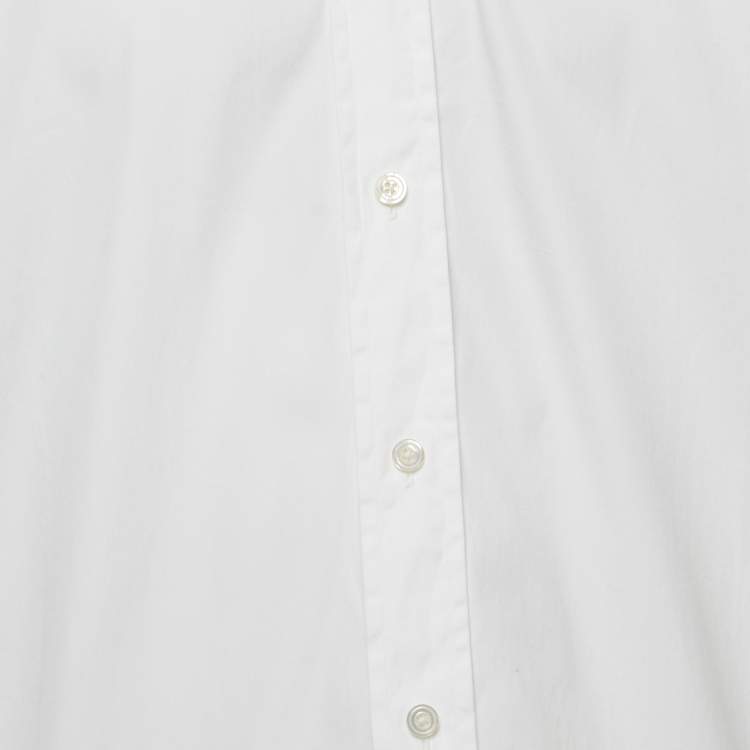Pre Owned Tom Ford White Cotton Button Front Shirt 2XL
