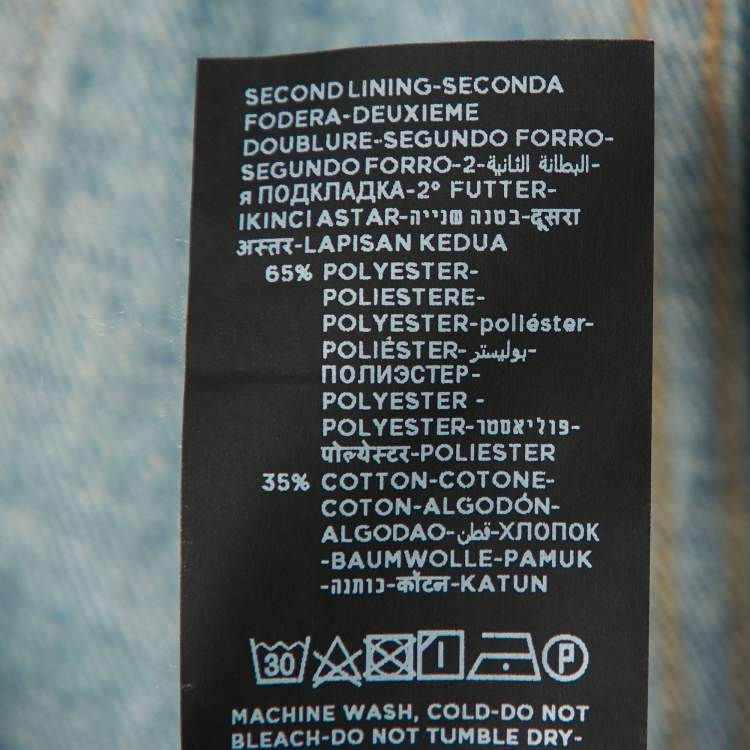مملوكة مسبقًا Tom Ford Blue Denim Straight leg Jeans XL