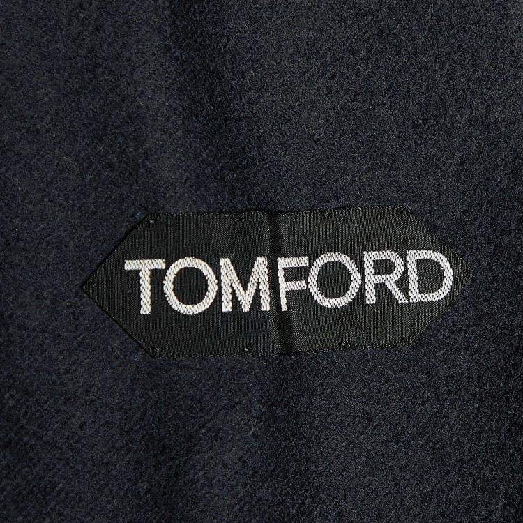 Pre Owned Tom Ford Charcoal Grey Wool Button Front Blazer M