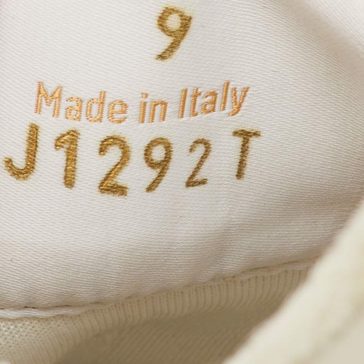 Pre Owned Tom Ford James Size 42 Multicolor Canvas and Suede Low Top Sneakers