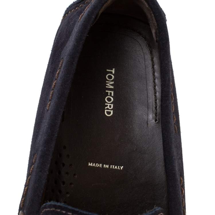 Pre Owned Tom Ford Two Tone Twist Band Elkan Loafer Size 40.5