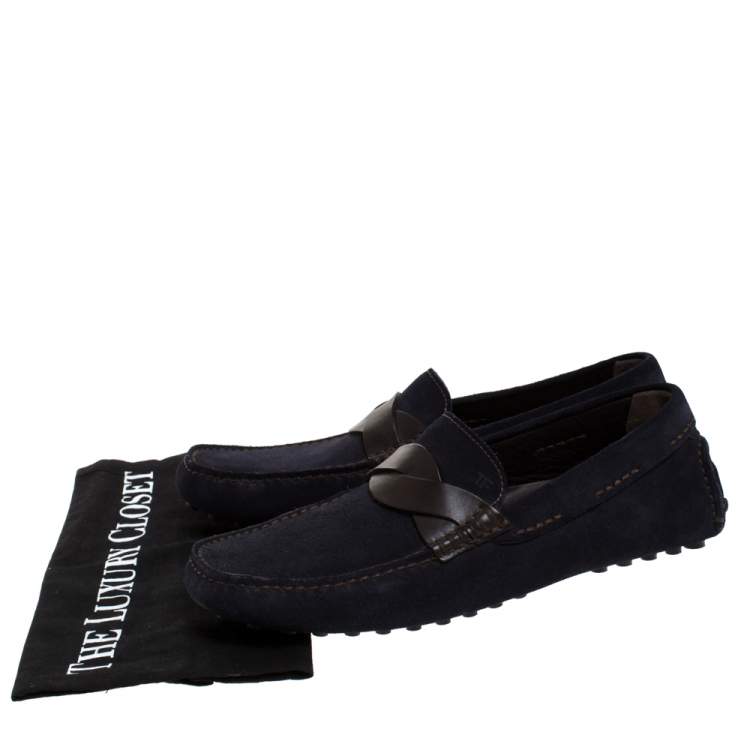 Pre Owned Tom Ford Two Tone Twist Band Elkan Loafer Size 40.5