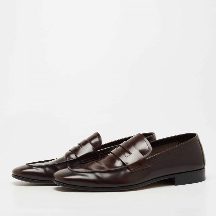 TOM FORD leather loafers - Brown