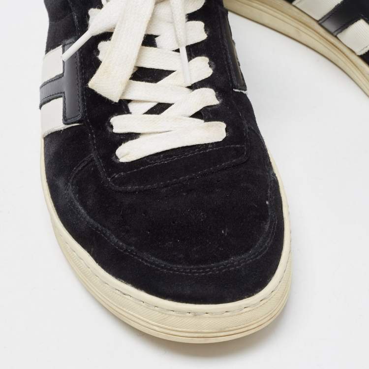 Pre Owned Tom Ford Black Suede Radcliffe Low Top Sneakers Size 40