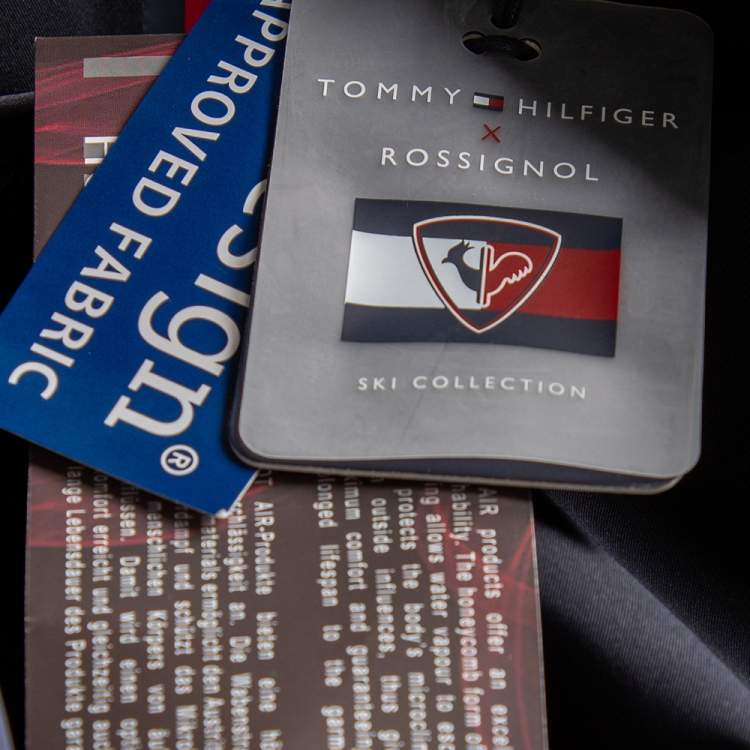 Pre Owned Tommy Hilfiger X Rossignol Black Synthetic Ski Suit L