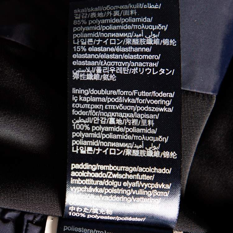 Pre Owned Tommy Hilfiger X Rossignol Black Synthetic Ski Suit L