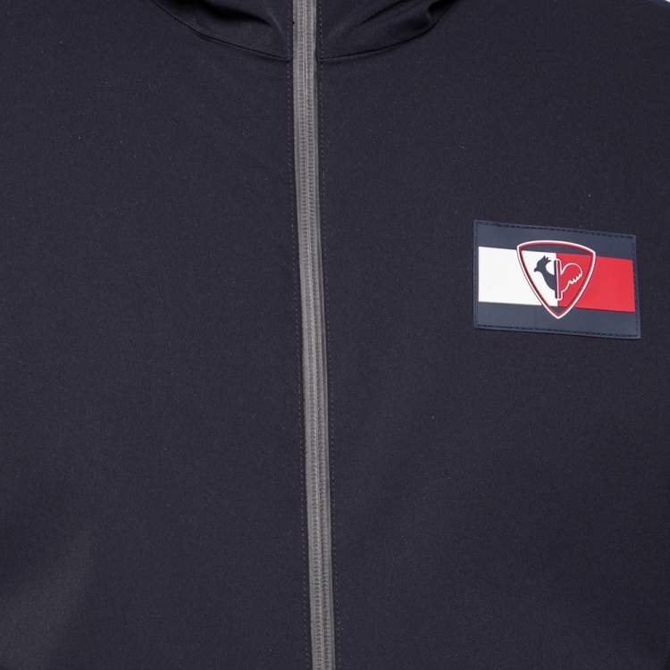 Pre Owned Tommy Hilfiger X Rossignol Black Synthetic Ski Suit L