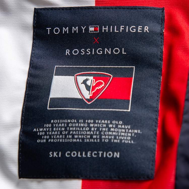 Pre Owned Tommy Hilfiger X Rossignol Black Synthetic Ski Suit L