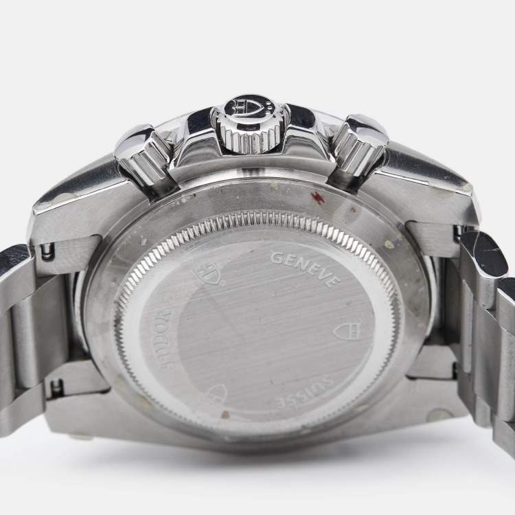 Pre Owned Tudor Black Stainless Steel 20300 Men's Wristwatch 41 mm 