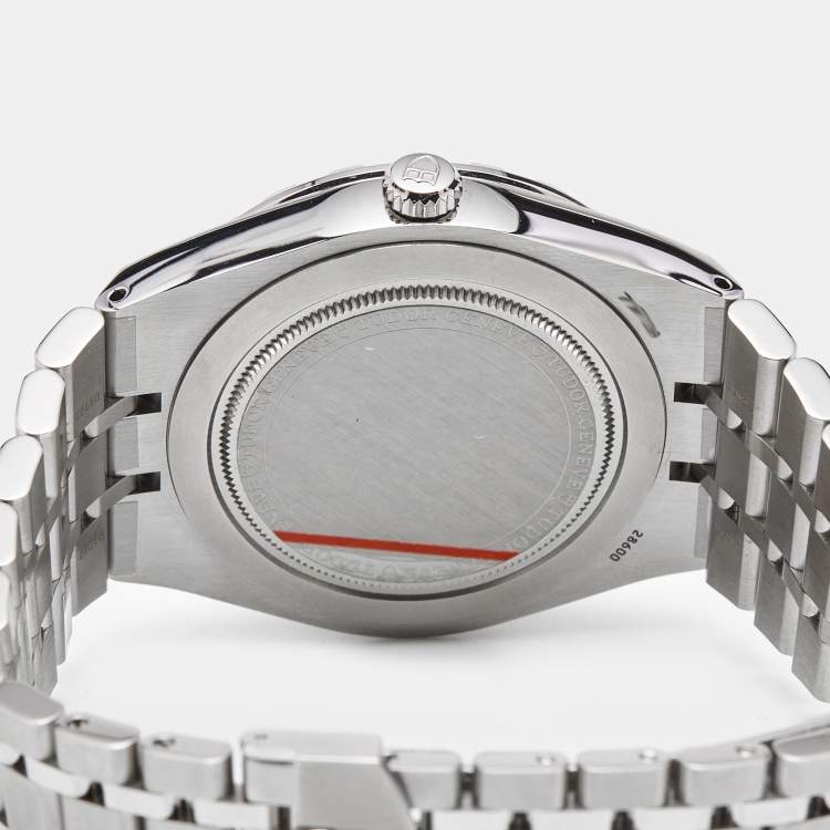 Pre Owned Tudor Silver Dial Stainless Steel Royal M28600-0001 Men's Wristwatch 41 mm