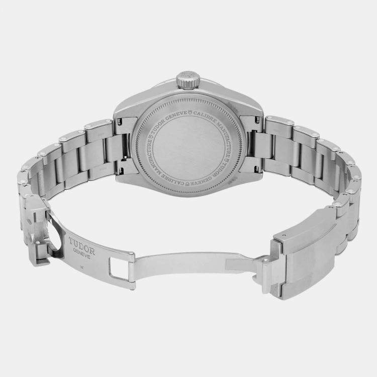 Pre Owned Tudor Black Stainless Steel Black Bay M79470-0001 Automatic Men's Wristwatch 39 mm