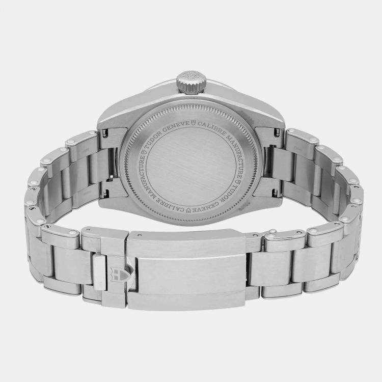 Pre Owned Tudor Black Stainless Steel Black Bay M79470-0001 Automatic Men's Wristwatch 39 mm