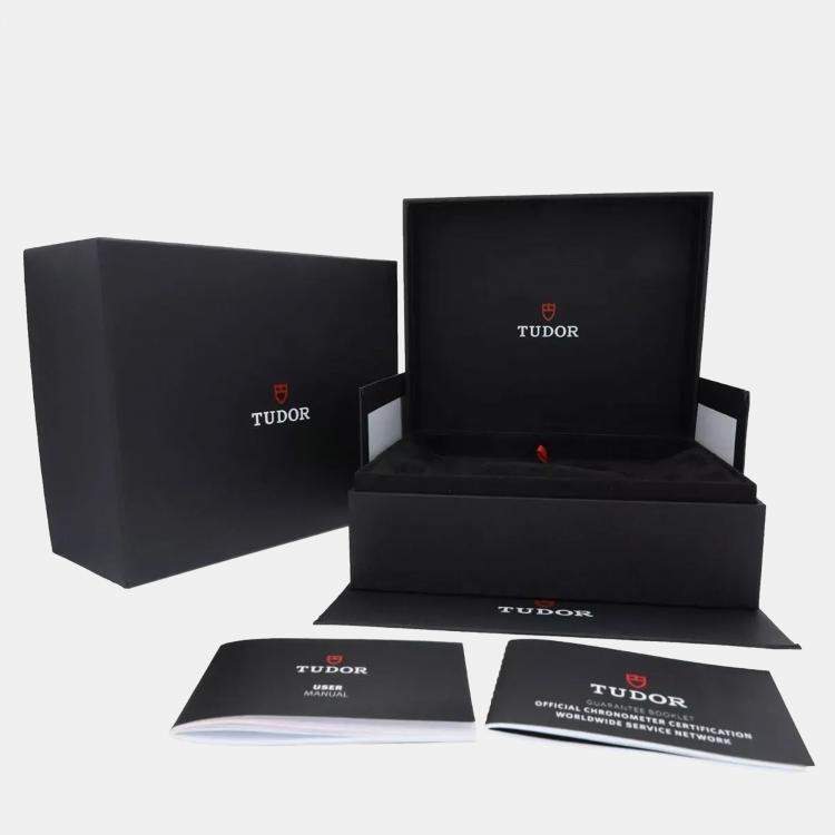 Pre Owned Tudor Black Bay 79363n-0001 Automatic Black Stainless Steel Men's Wristwatch 41 mm