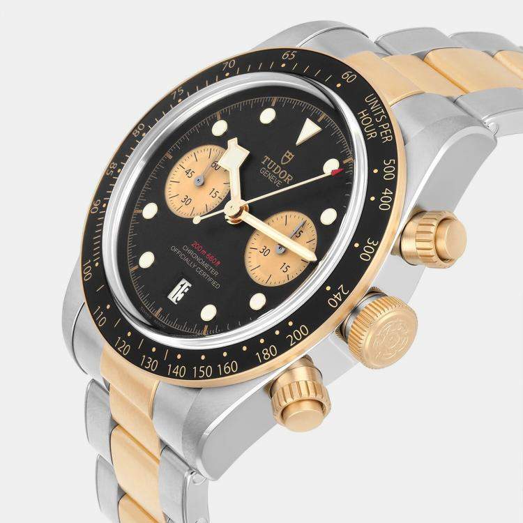 Pre Owned Tudor Black Bay 79363n-0001 Automatic Black Stainless Steel Men's Wristwatch 41 mm