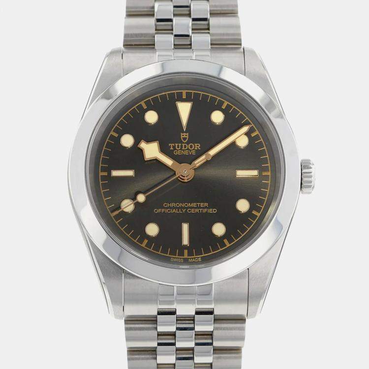Pre Owned Tudor  Black Bay 79680 Automatic Anthracite Stainless Steel Men's Wristwatch 41 mm