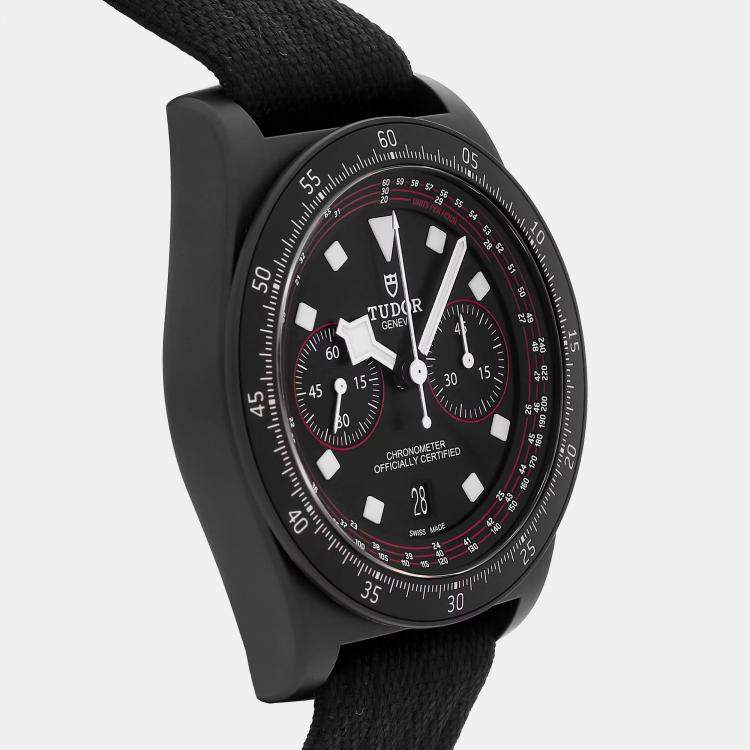 Pre Owned Tudor Pelagos 25827KN Automatic Black Carbon Men’s Wristwatch 43 mm