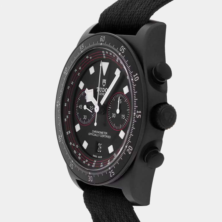 Pre Owned Tudor Pelagos 25827KN Automatic Black Carbon Men’s Wristwatch 43 mm