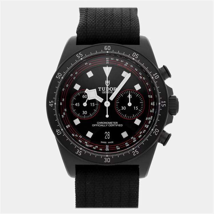 Pre Owned Tudor Pelagos 25827KN Automatic Black Carbon Men’s Wristwatch 43 mm
