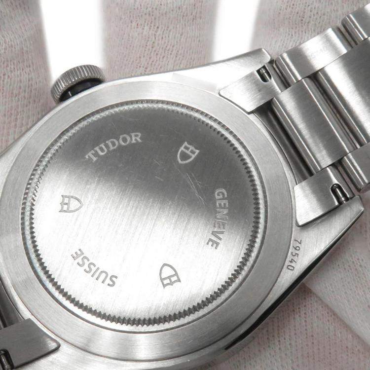 مملوكة مسبقًا Tudor Heritage 79540 Automatic Black Stainless Steel Men's Wristwatch 41 mm