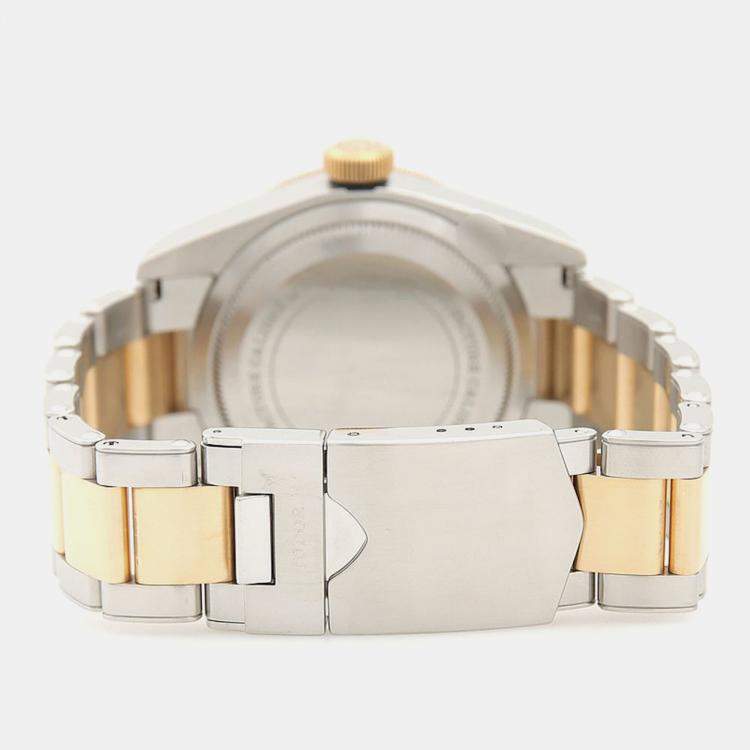 مملوكة مسبقًا Tudor Black Bay 79733 Automatic Yellow Gold Stainless Steel Men's Wristwatch 41 mm