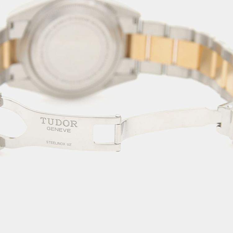 مملوكة مسبقًا Tudor Black Bay 79733 Automatic Yellow Gold Stainless Steel Men's Wristwatch 41 mm