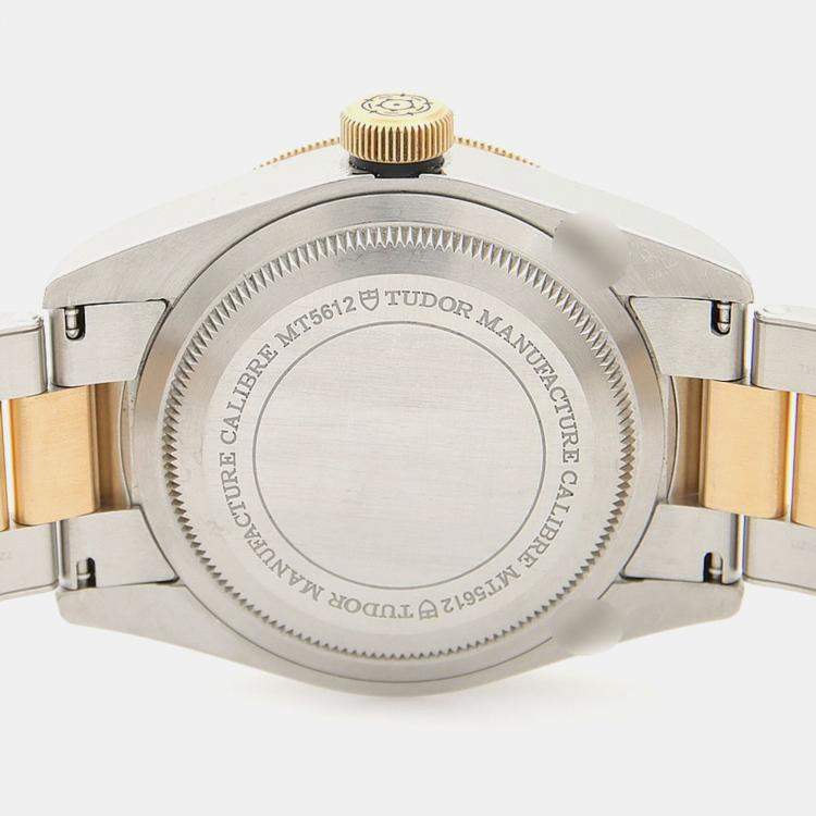 مملوكة مسبقًا Tudor Black Bay 79733 Automatic Yellow Gold Stainless Steel Men's Wristwatch 41 mm