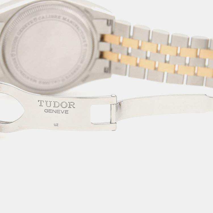 مملوكة مسبقًا Tudor Black Bay 79673 Automatic Yellow Gold Stainless Steel Men's Wristwatch 39 mm