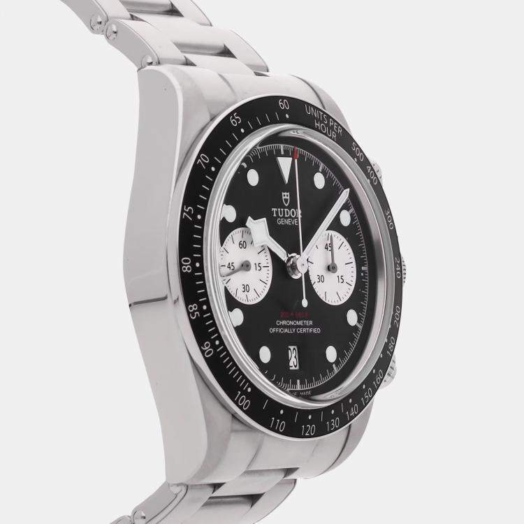 Pre Owned ساعة كرونوجراف تودور بلاك باي 79360N 41 مم مستعملة