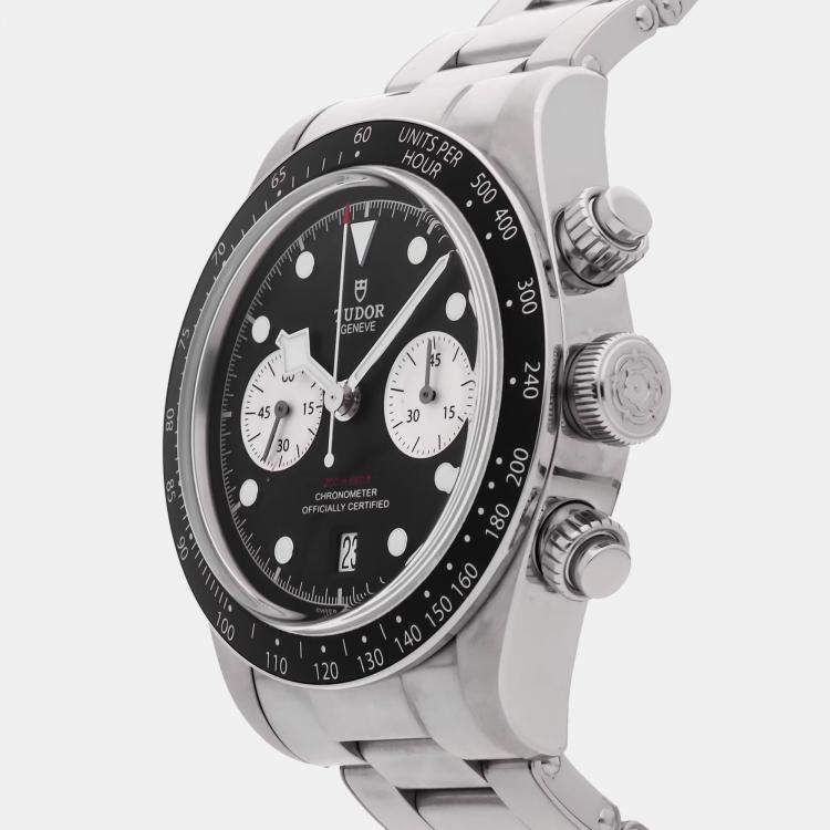 Pre Owned ساعة كرونوجراف تودور بلاك باي 79360N 41 مم مستعملة