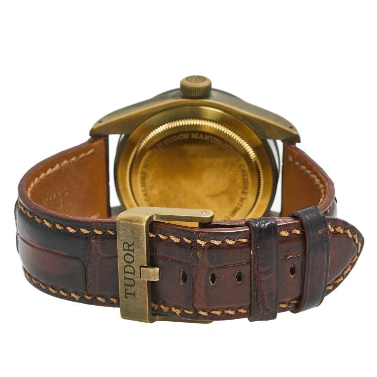 Pre Owned Tudor Brown Black Bay Bronze M79250BM-001 Men's Wristwatch 43 mm