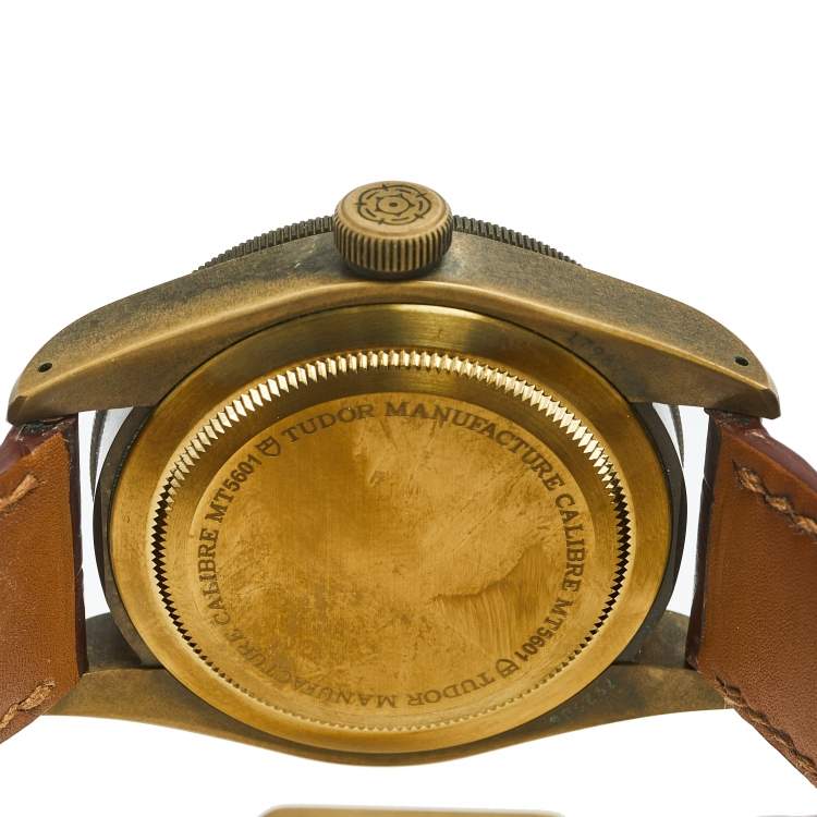 Pre Owned Tudor Brown Black Bay Bronze M79250BM-001 Men's Wristwatch 43 mm