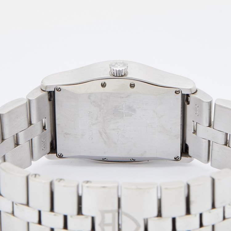 Pre Owned Tudor Silver Stainless Steel Archeo 30110 Men's Wristwatch 28 mm