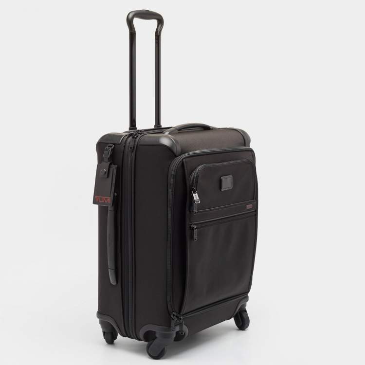 Pre Owned TUMI Black Nylon 4 Wheel Expandable Gen 4.3 Continental Luggage