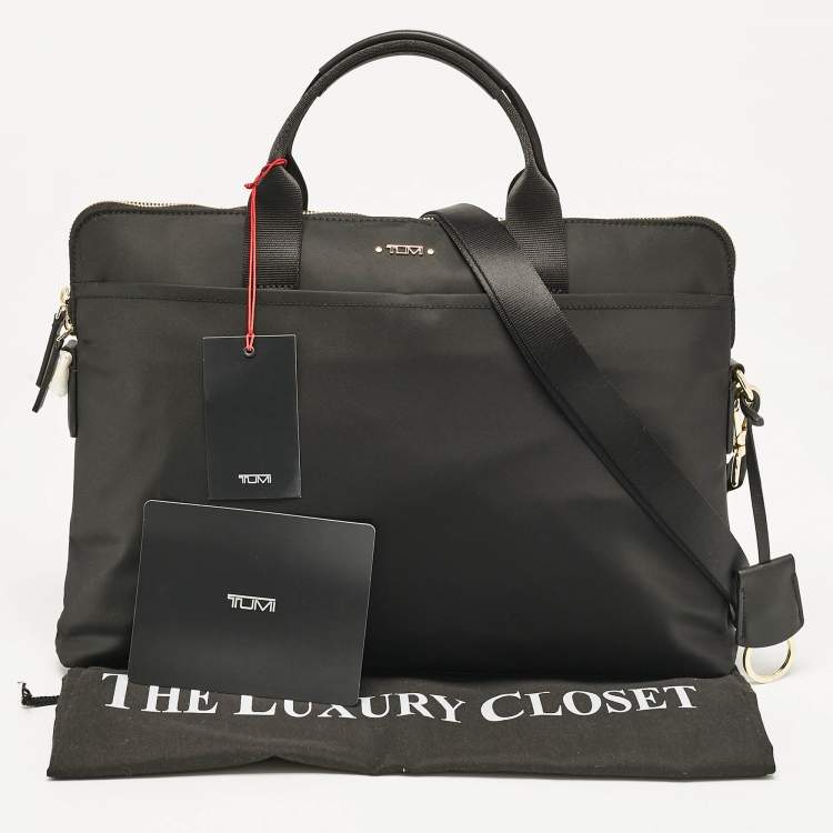 Pre Owned TUMI Black Nylon Joelle Laptop Carrier Bag