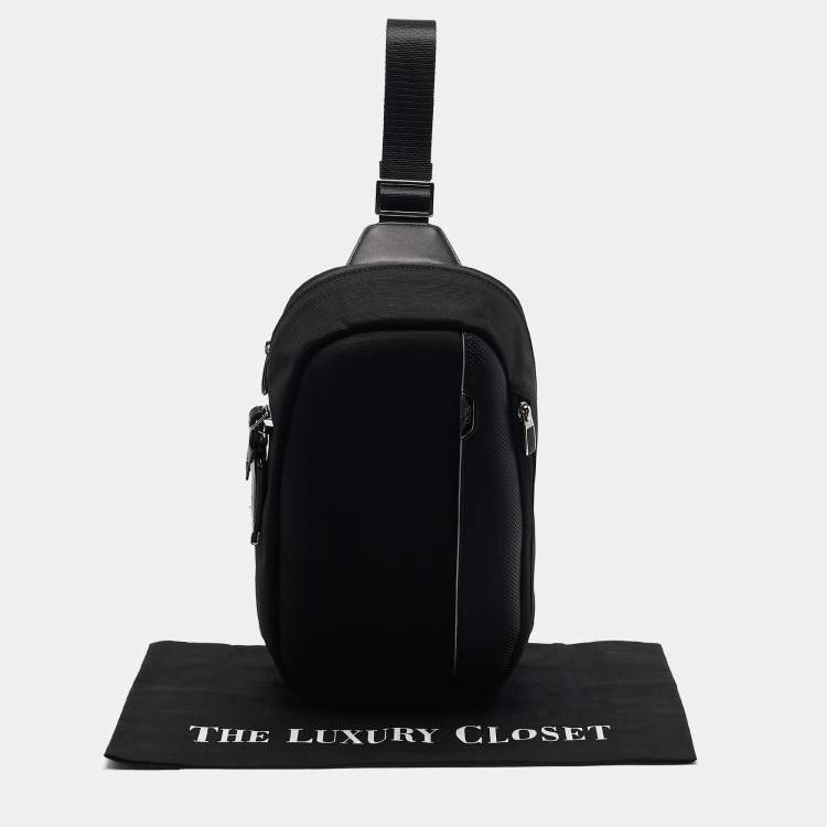 Pre Owned TUMI Black Nylon Martin Sling Bag