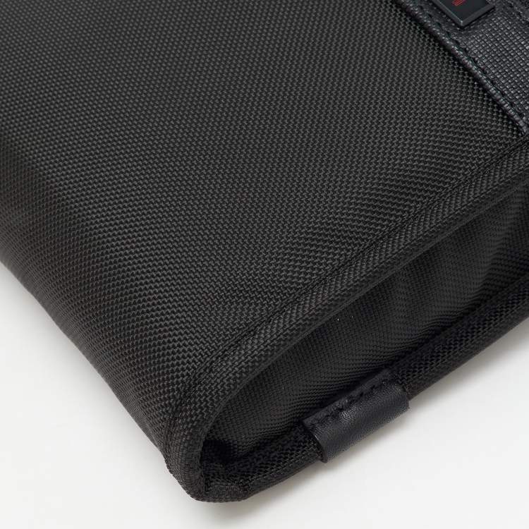 Pre Owned TUMI Black Ballistic Nylon Alpha 2 Small Pocket Messenger Bag