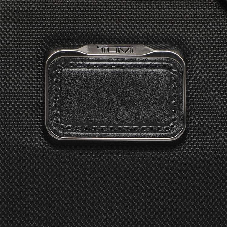 Pre Owned TUMI Alpha Bravo Service Black Nylon Crossbody Bag