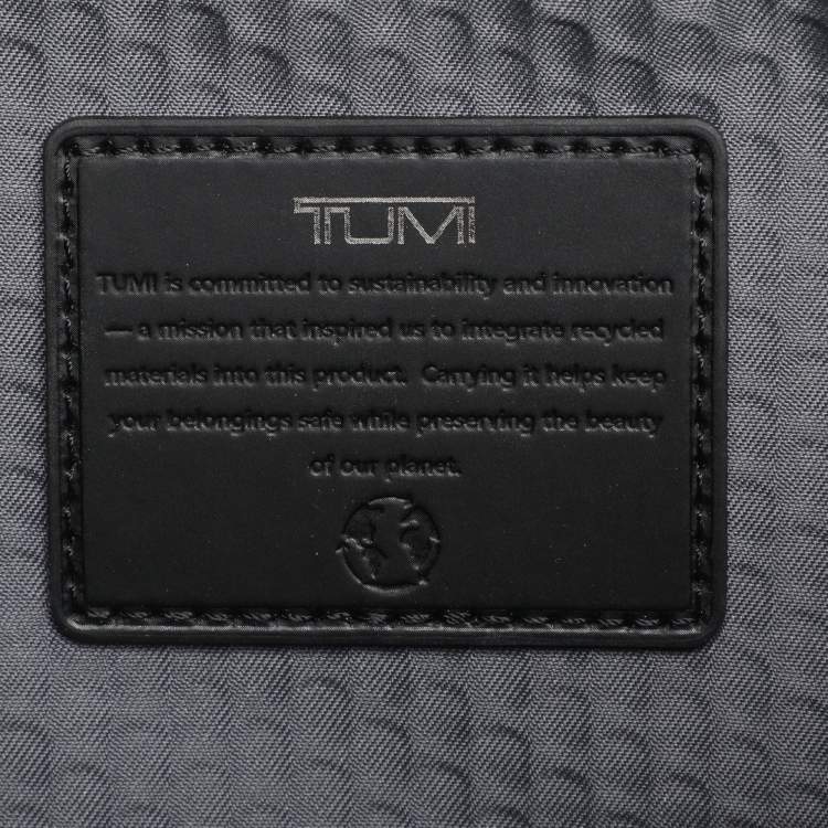 Pre Owned TUMI Alpha Bravo Service Black Nylon Crossbody Bag