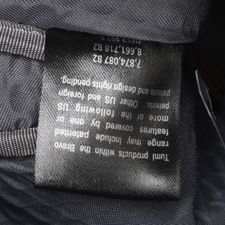 Pre Owned TUMI Alpha Bravo Service Black Nylon Crossbody Bag