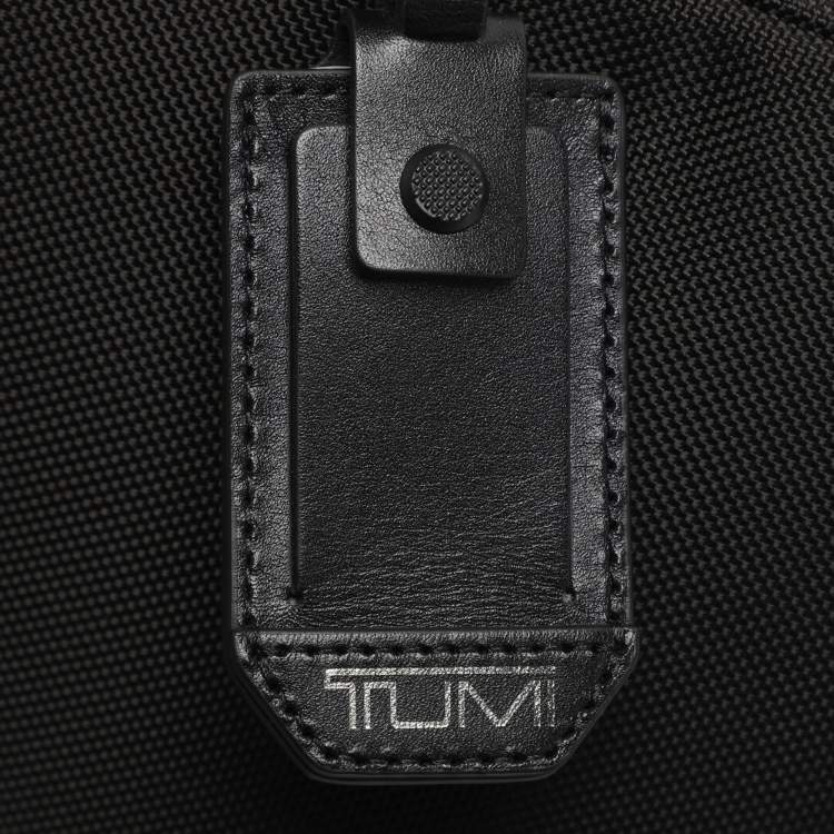 Pre Owned TUMI Alpha Bravo Service Black Nylon Crossbody Bag