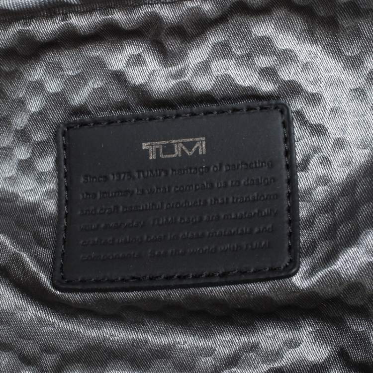 Pre Owned Tumi Black Nylon and Leather Newport Utility Belt Pouch
