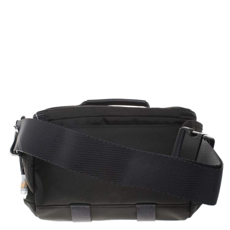 Pre Owned Tumi Black Nylon and Leather Newport Utility Belt Pouch