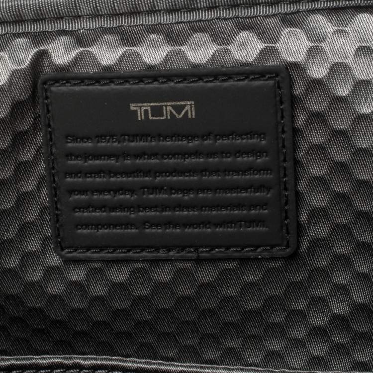 Pre Owned TUMI Camouflage Nylon and Leather Alpha Bravo Nellis Backpack           