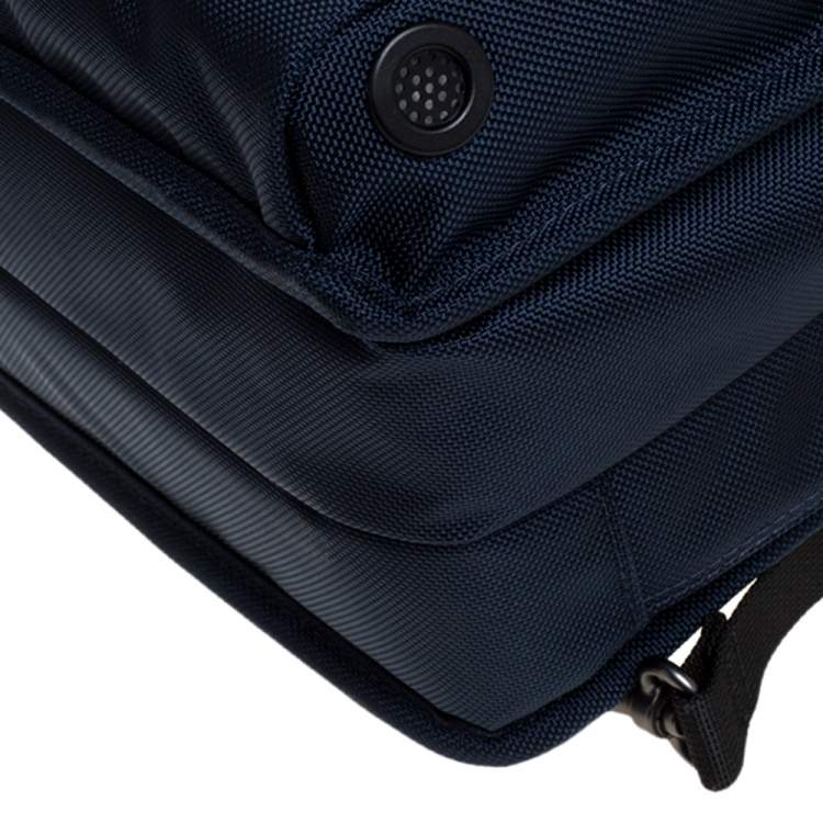 Pre Owned TUMI Navy Blue Nylon Gen 4.2 Three Way Briefcase Bag